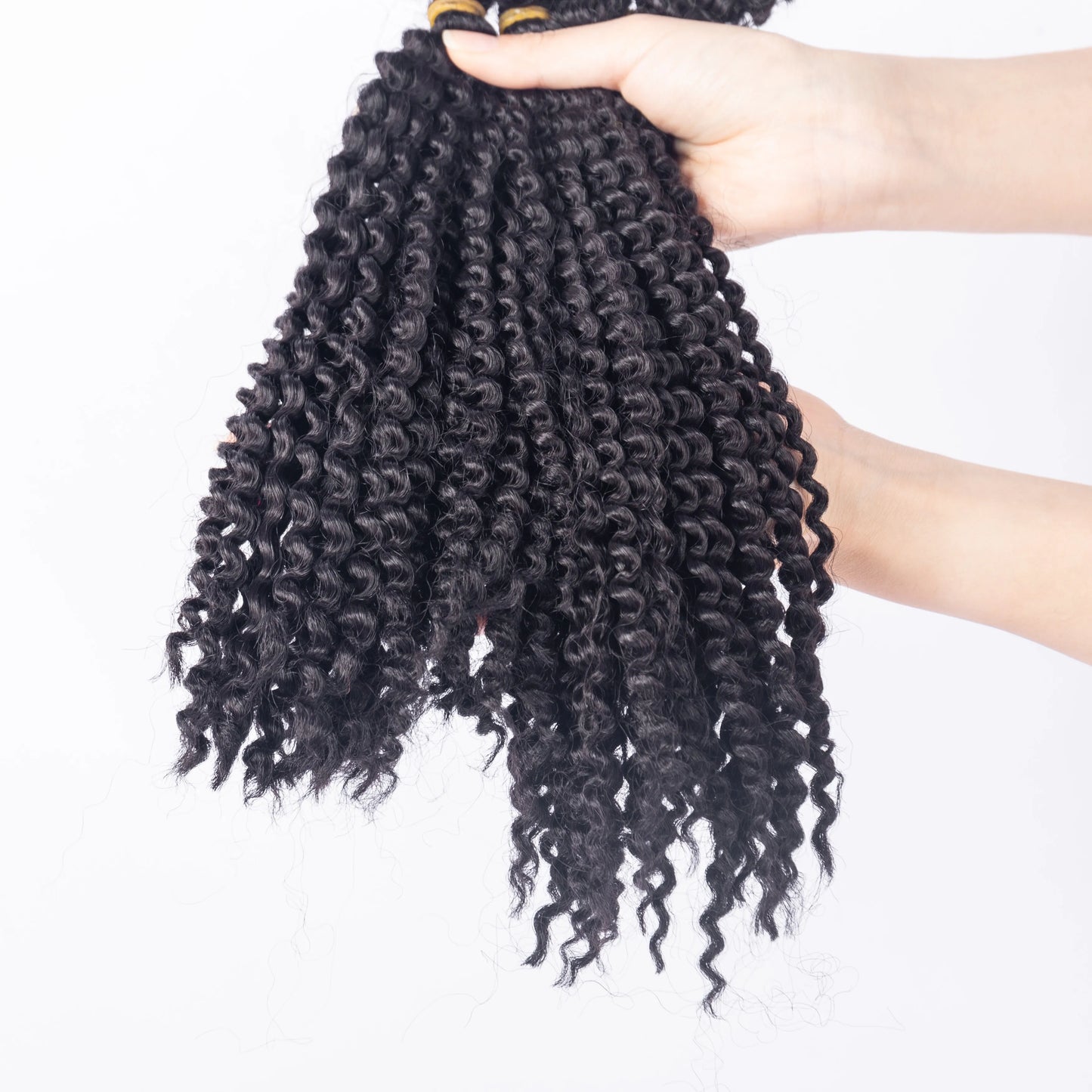 No Weft Afro Twist Hair Crochet Kinky Bulk Hair Extensions Blend Hair For Black Women