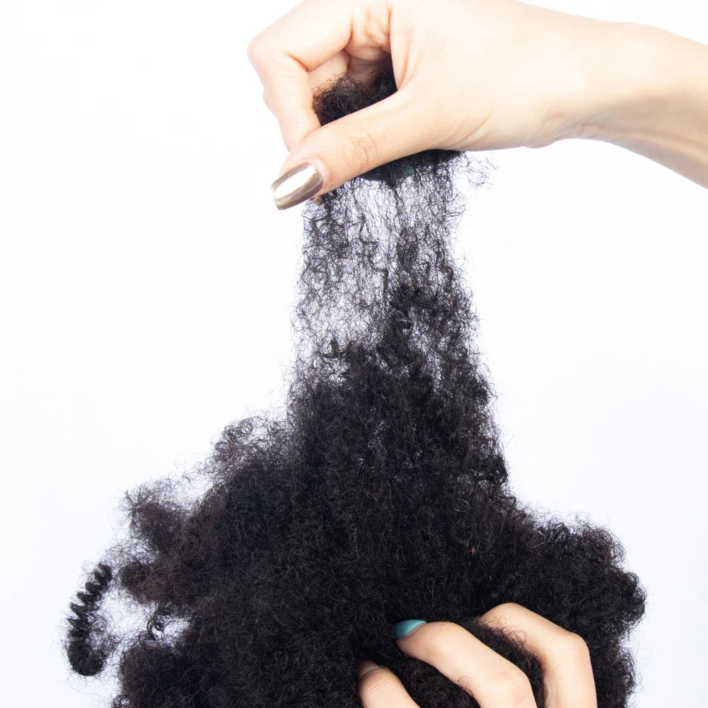 Wholesale Brazilian Afro Kinky Bulk Human Hair for Braiding Cuticle Aligned Hair for Black Women Locs Dreadlocs