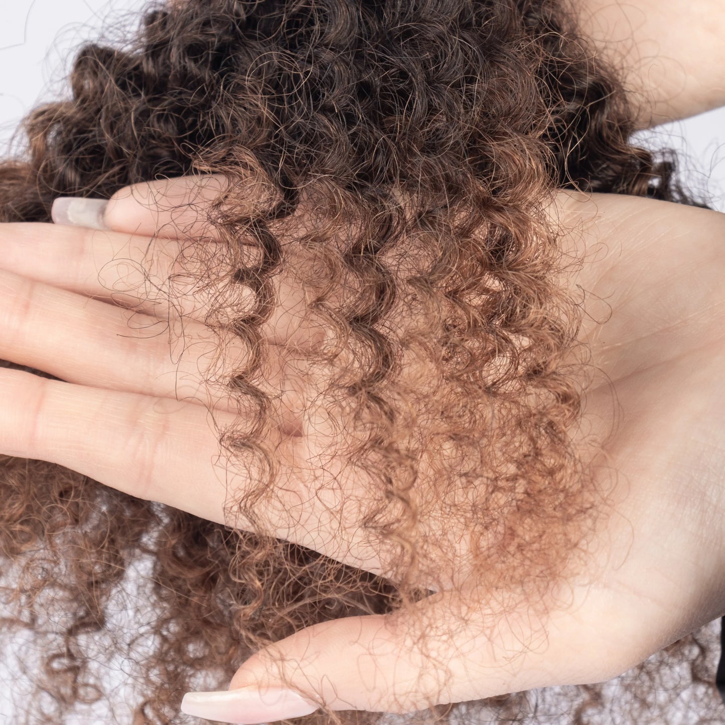 Wholesale Ombre Afro Kinky Bulk Hair Natural Color 30/4/30 30g 12A Cheap Afro Kinky Curly Human Braiding Hair