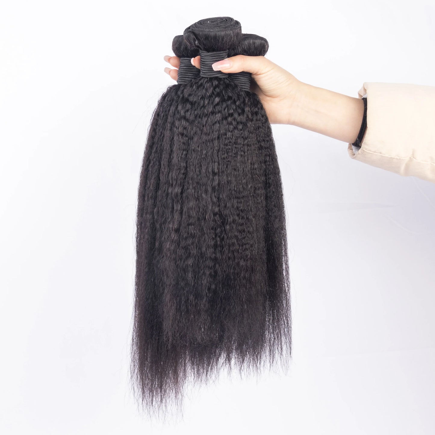 2024 Hot Selling Hair Bundle Kinky Straight Human Hair Brazilian Straight Bundles Human Hair