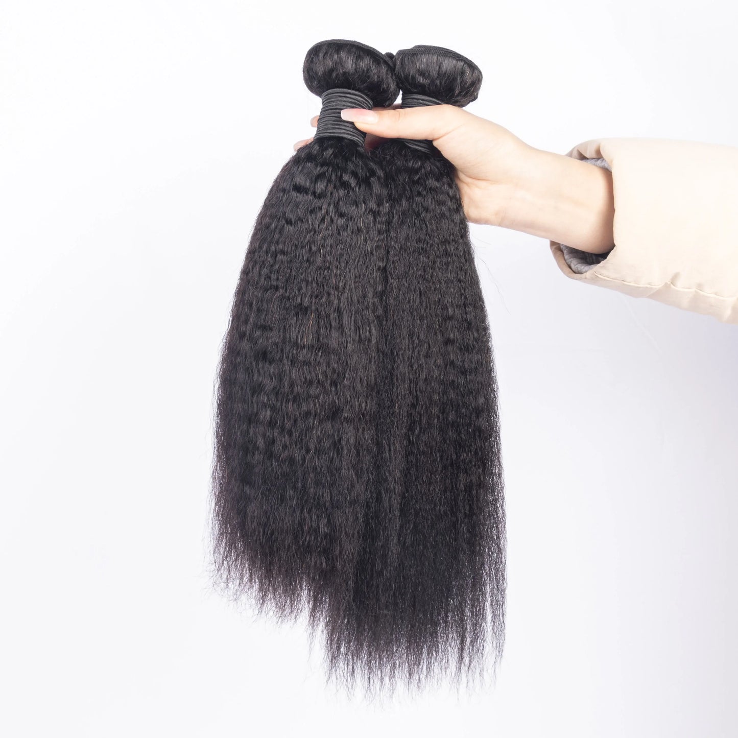 2024 Hot Selling Hair Bundle Kinky Straight Human Hair Brazilian Straight Bundles Human Hair
