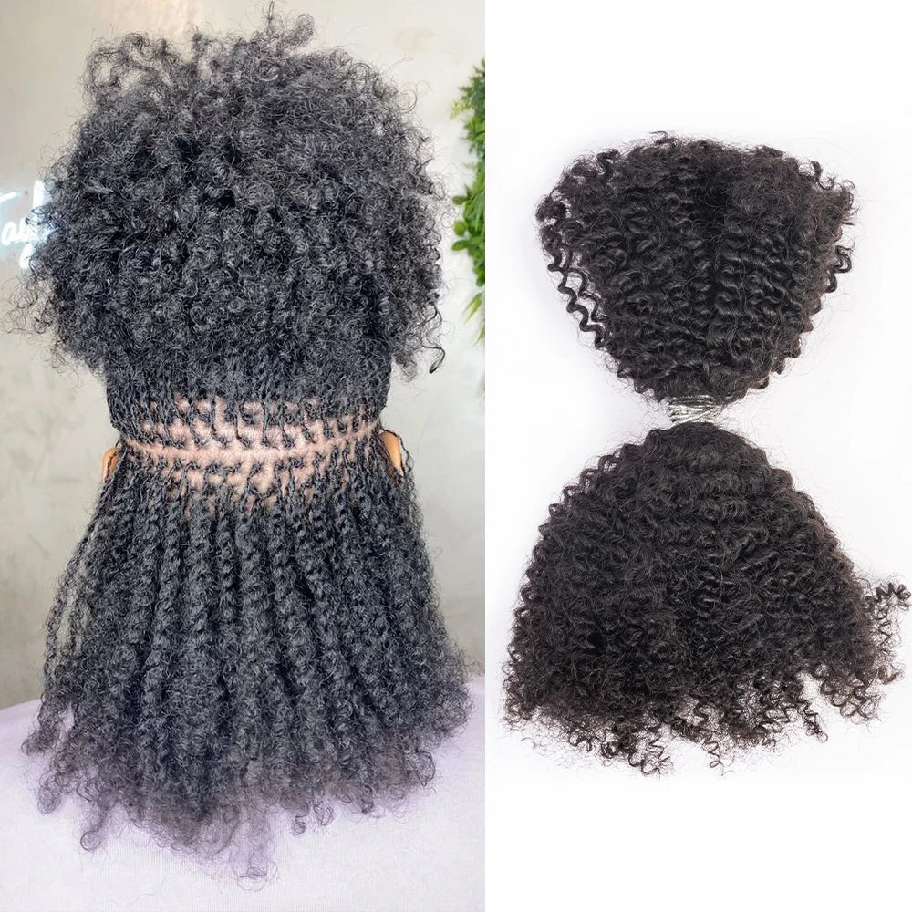 Wholesale Price Hot Selling 30/4/30 Ombre Color 11A Raw Hair Afro Kinky Bulk Human Hair for Braids