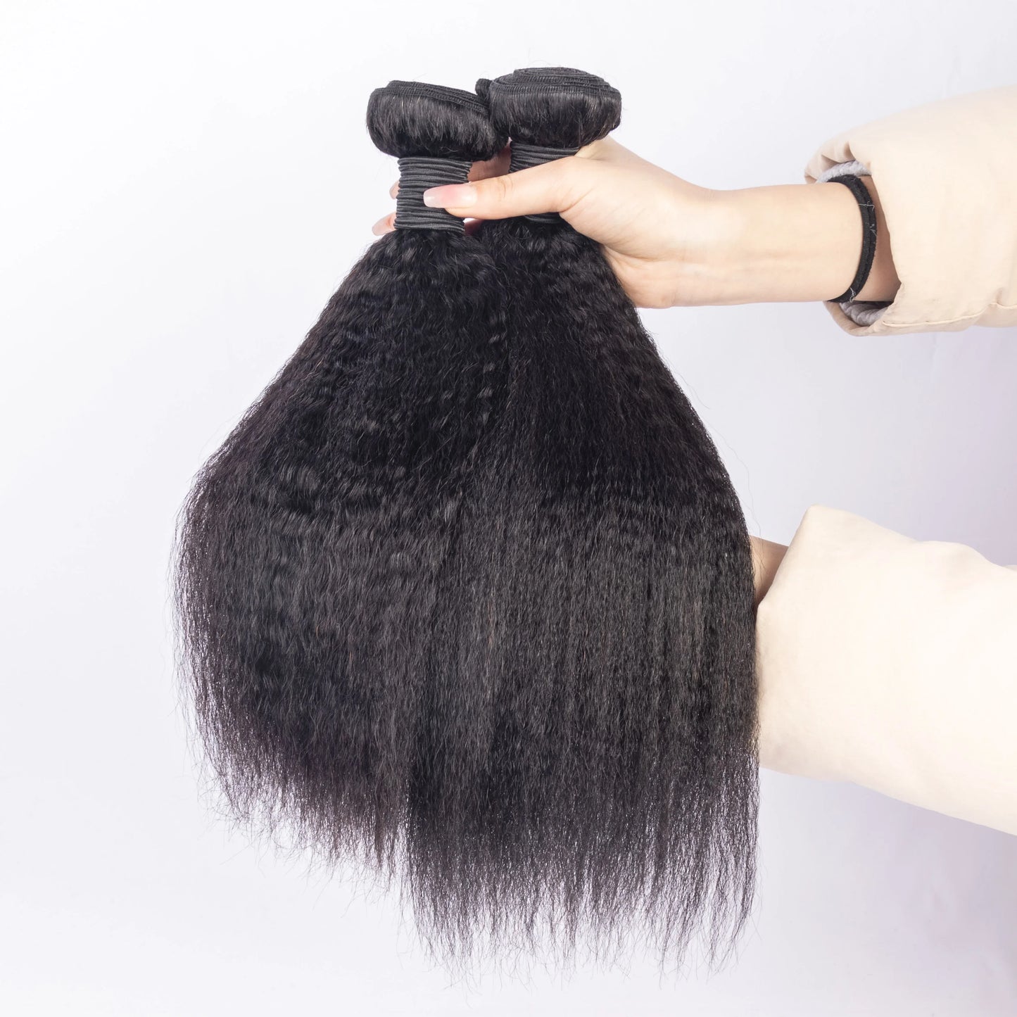 2024 Hot Selling Hair Bundle Kinky Straight Human Hair Brazilian Straight Bundles Human Hair