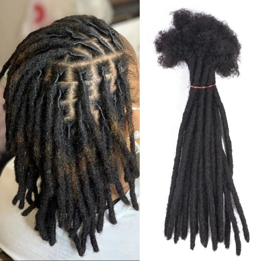 Wholesale High Quality Cheap Price 100% Human Hair 0.6-1.4 CM 4-28 Inch Customized Colors Dread Locs