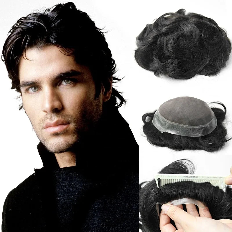 Super September Good Price Wholesale Mono Toupee Virgin Brazilian Top Quality Mens Toupee