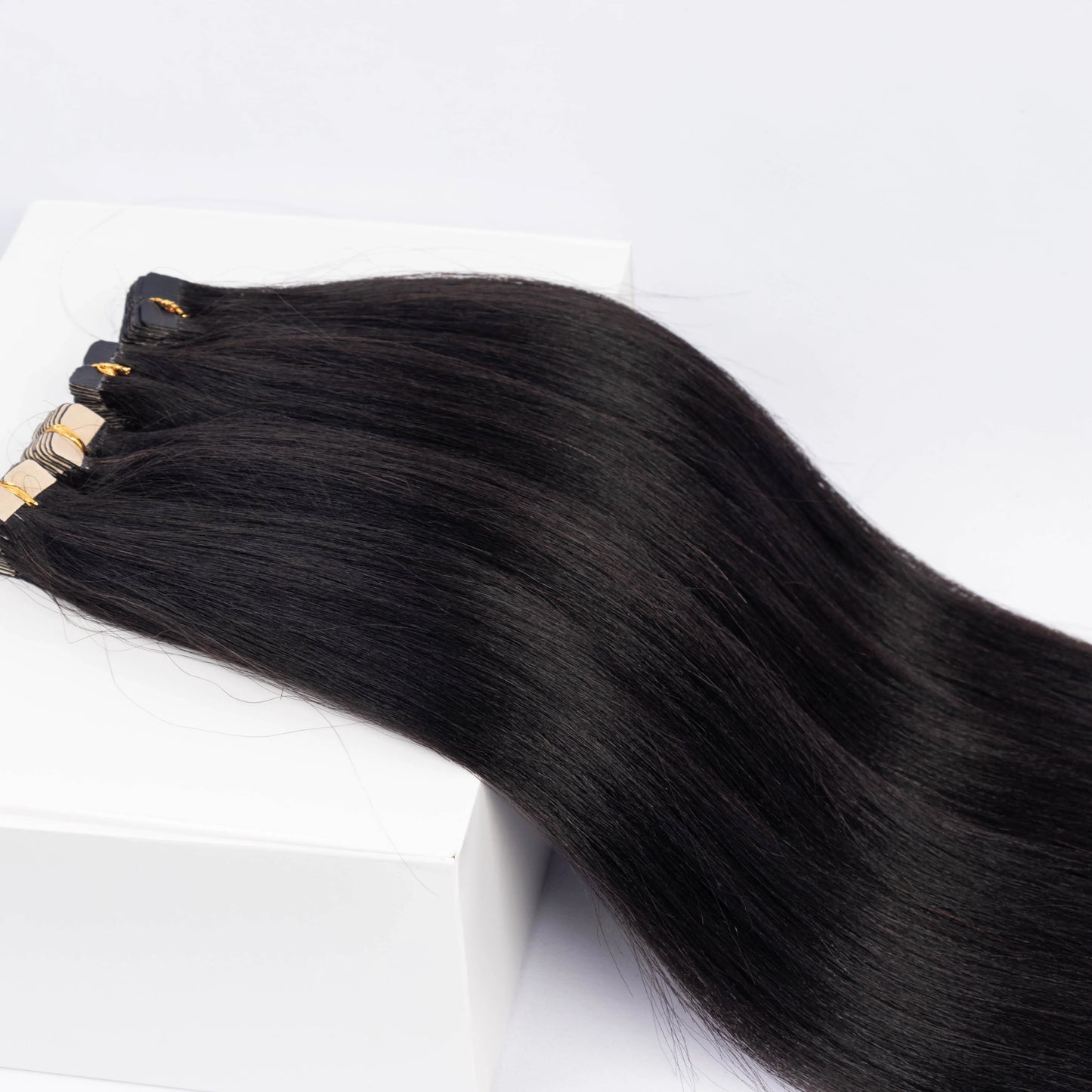 2023 Hot Selling Yaki Straight Mini Tape in Human Hair Extension 80PCS Mini Tape Ins