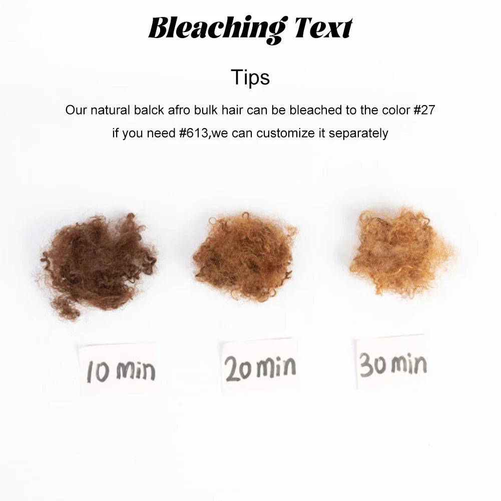 New Products 2025 Latest 100% Natural Remy Raw Indian Bulk Hair Create Repair Loc Afro Kinky Bulk Human Hair
