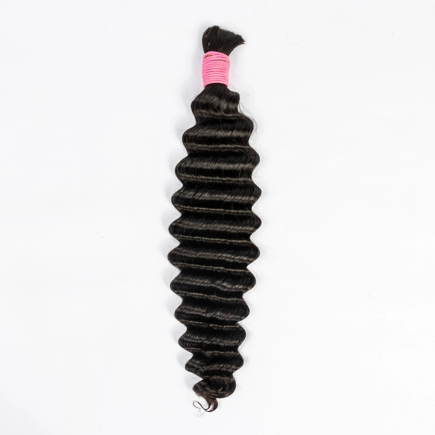 Deep Wave Color Human Bulk Extensions  100% Unprocessed Indian Curly Remy Bulk Human Hair for Braiding