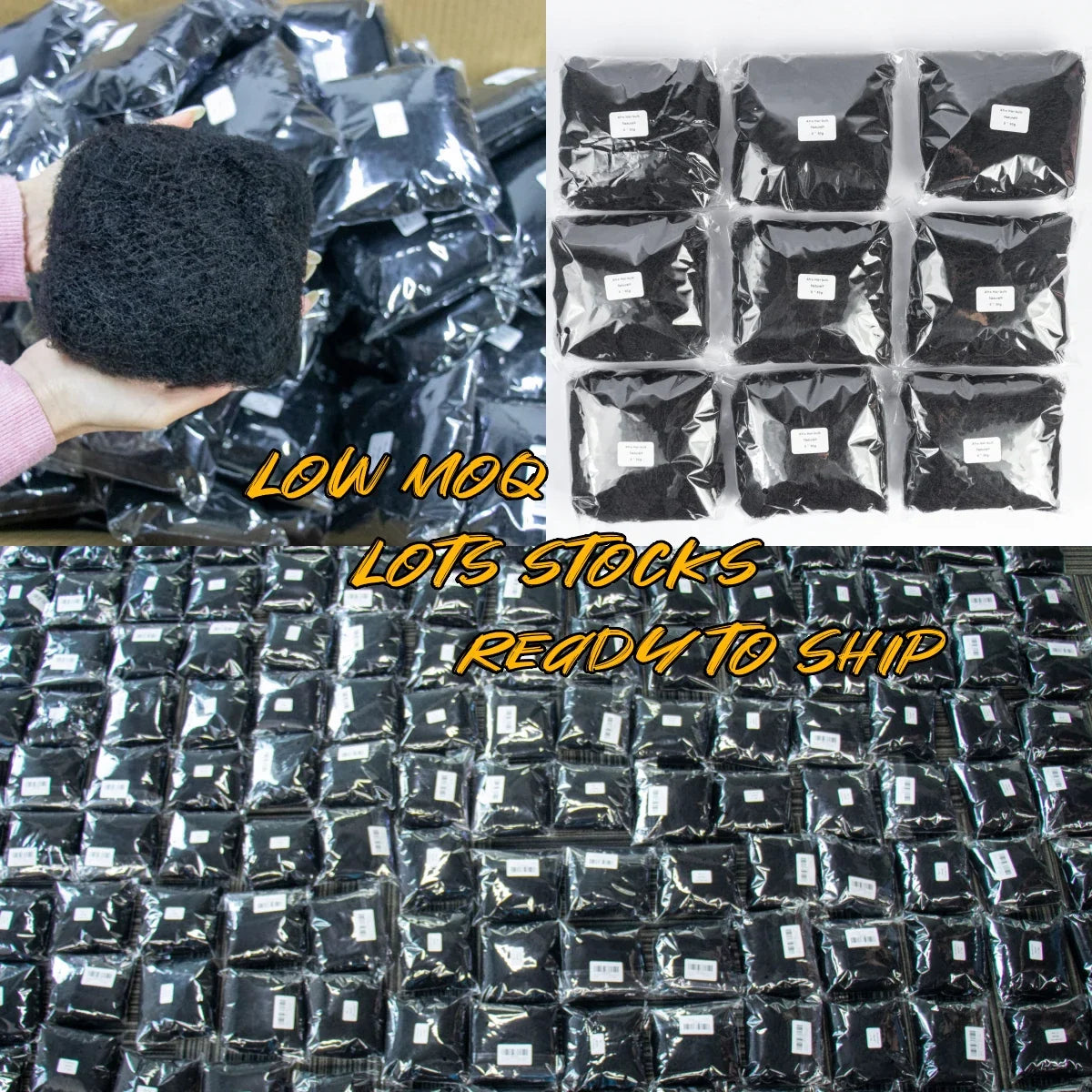 Factory Wholesale Price 100% Human Virgin Hair Can Bleach and Dyed Afro Kinky Bulk Human Hair for Dreadlocks