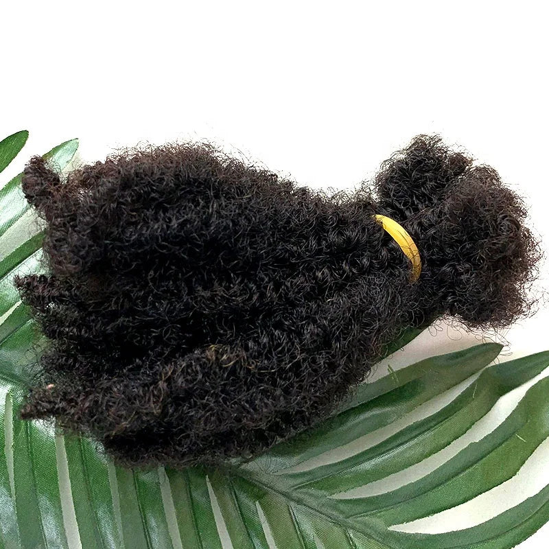 Dreadlocks Hair Making Machine 4b 4c Virgin Hair Bulk 100% Virgin Human Afro Braiding Hair Bulk