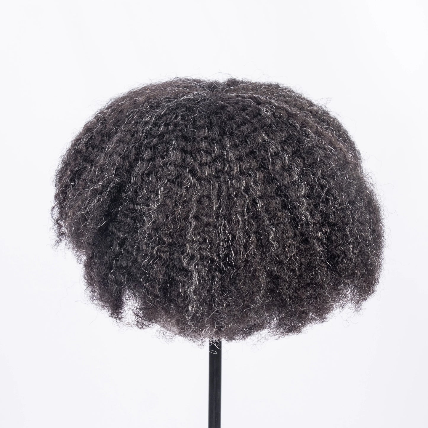 Wholesale Full French Lace Men Human Hair Replacement System Breathable Toupee for Men 1B20 4MM Curly