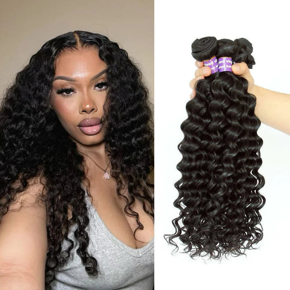100% Cuticle Aligned Unprocessed Virgin Human Hair Weft Hair Weaving Hair Bundles for Extension