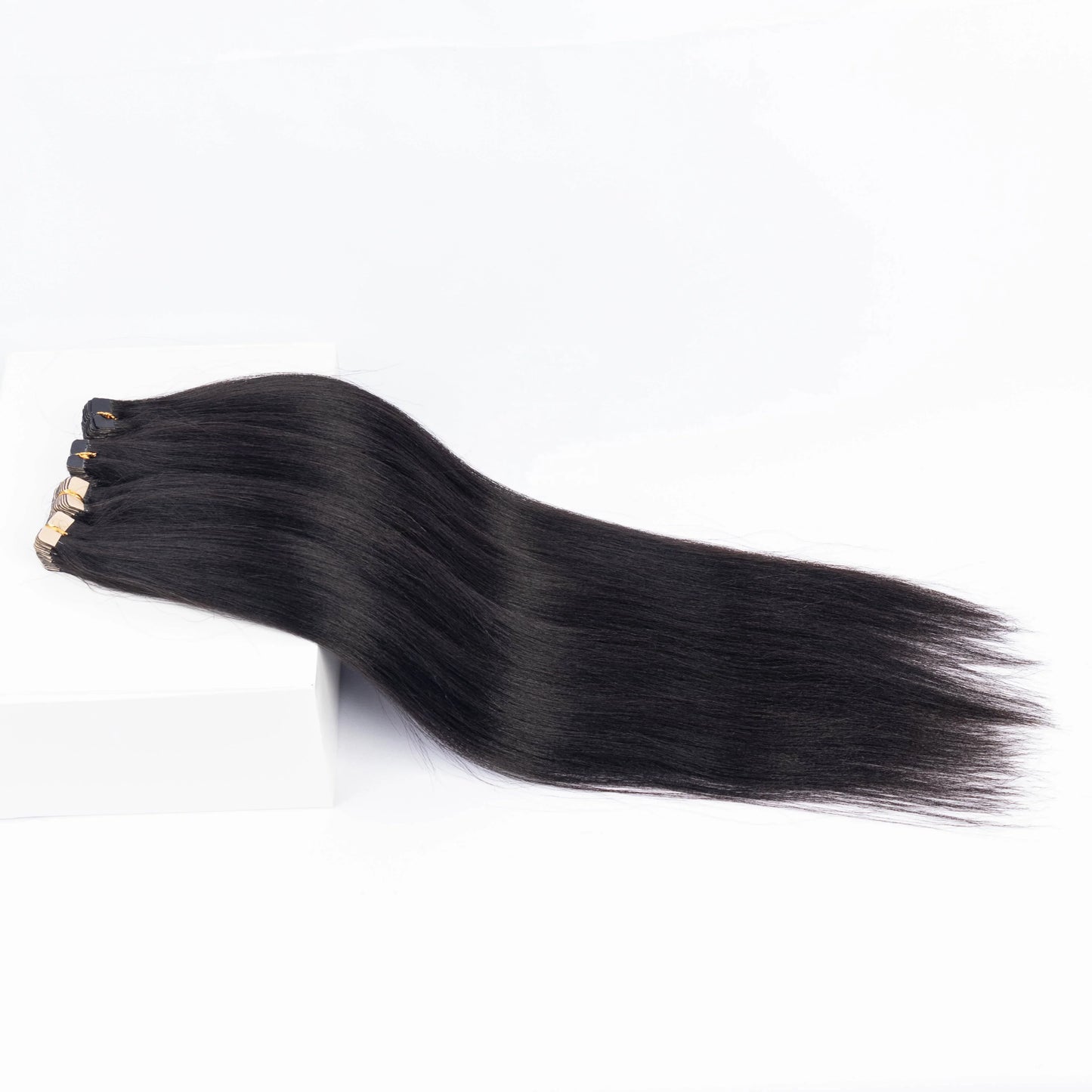 2023 Hot Selling Yaki Straight Mini Tape in Human Hair Extension 80PCS Mini Tape Ins