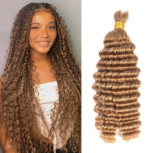 Hot Selling 100 Grams 10-30 Inch Deep Wave 100% Human Hair for Extension