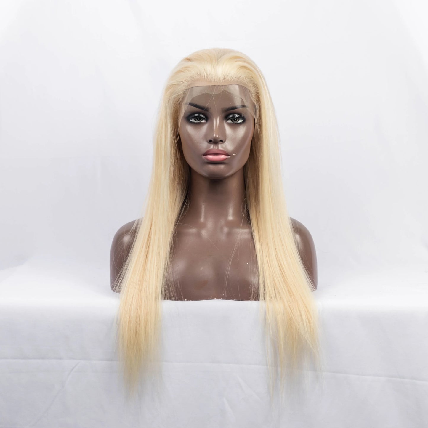 Wholesale Hiqh Quality 613 100% Cuticle Aligned Real Human Hair 13*4 250% Density Blonde Straight Lace Front Wigs