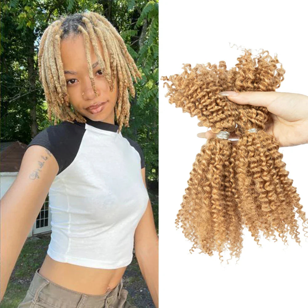 Wholesale Price Hot Selling 30/4/30 Ombre Color 11A Raw Hair Afro Kinky Bulk Human Hair for Braids