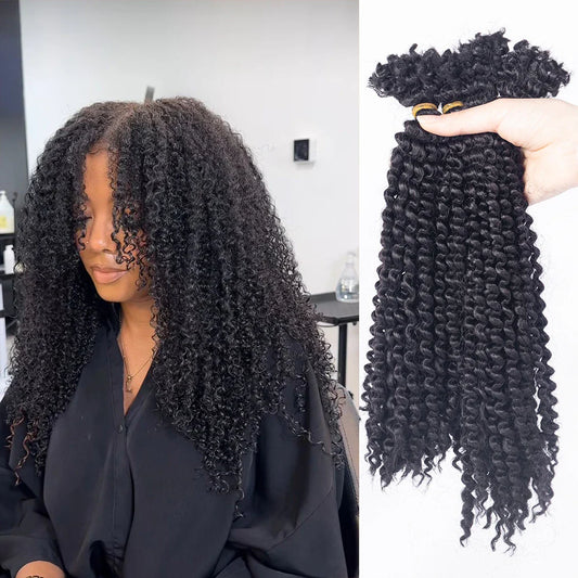 Hot Selling Afro Kinky Braiding Crochet Bulk Hair Extensions Synthetic Hair Wicks Blend Hair For African Braids