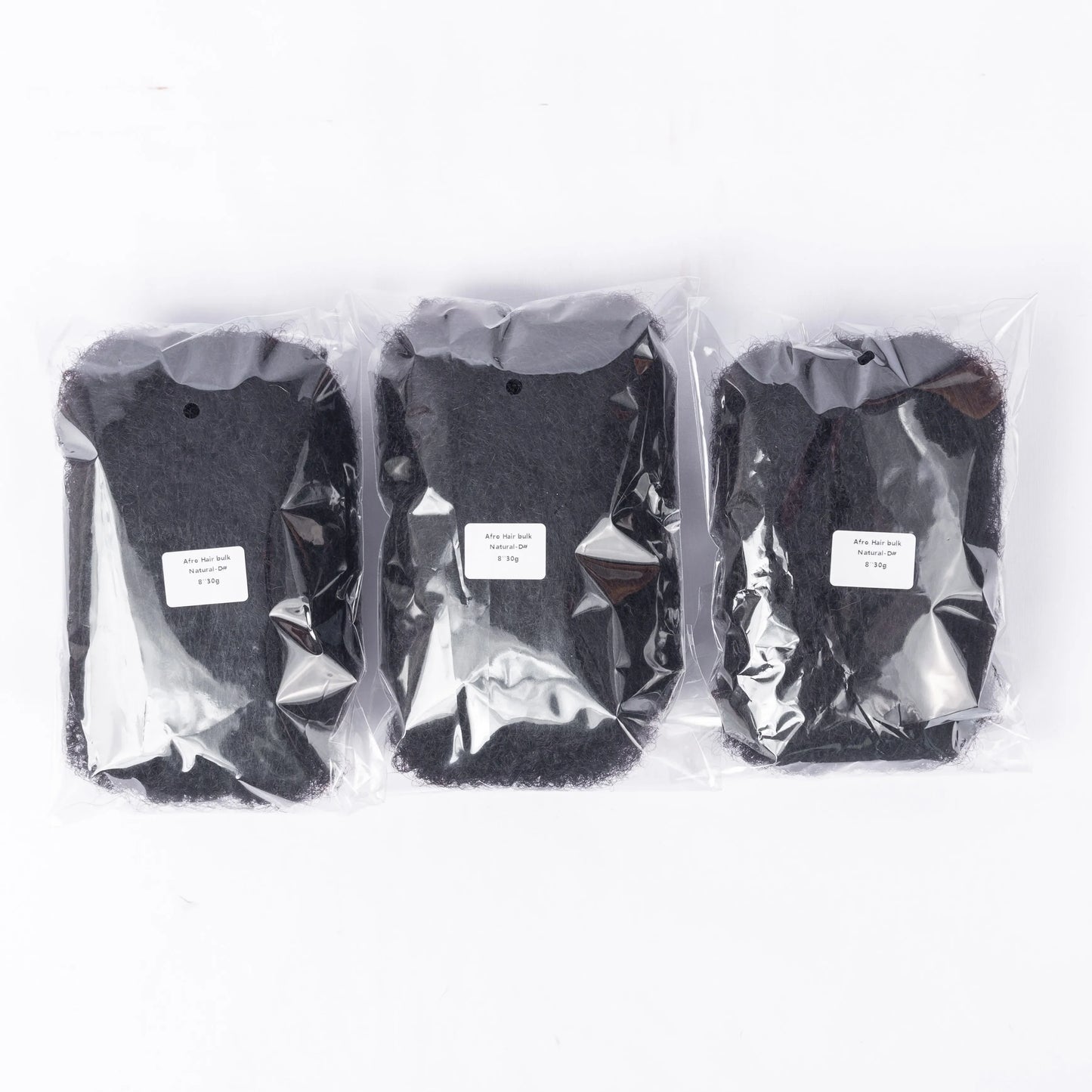 Wholesale 100% Unprocessed Natural Afro Kinky Bulk Human Hair New Big Package Virgin Curl Style Braiding Hair