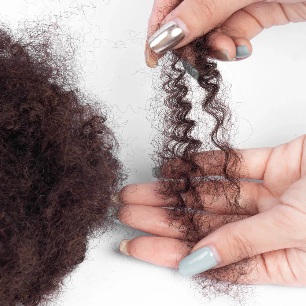 Wholesale Price 10A Indian Raw Virgin Hair Natural Black 100g Afro Kinky Bulk Human Hair for Twist