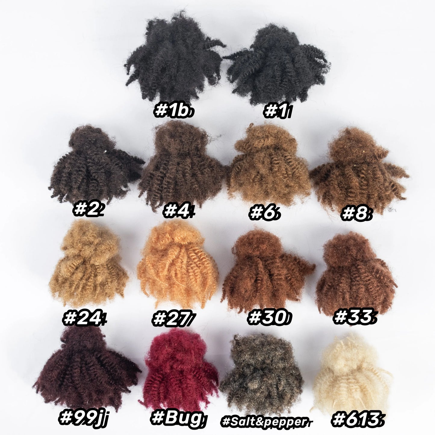 Hot Selling 100% Raw Hair Afro Kinky Hair Crochet Unprocessed 4C 4B4C Afro Kinky Bulk Human Hair for Braiding