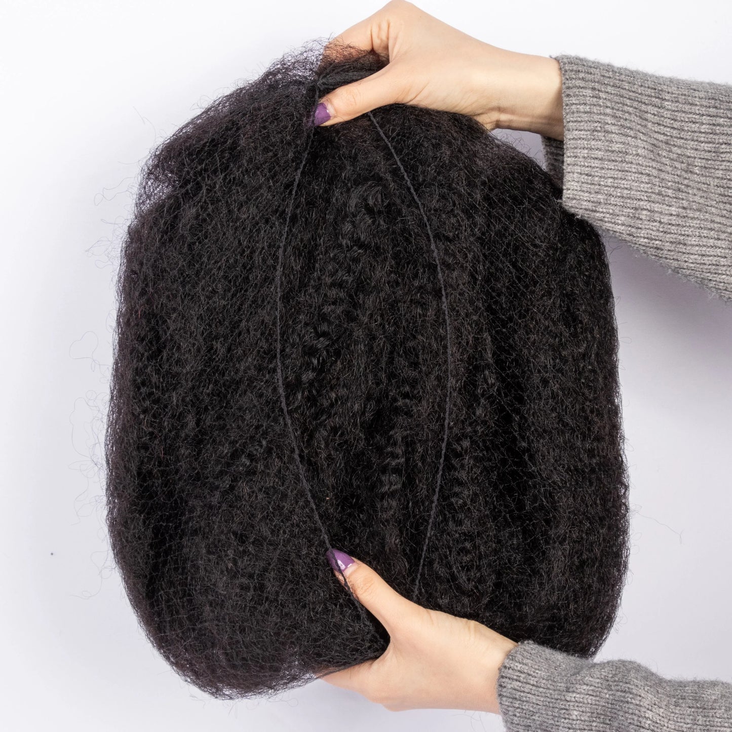 Wholesale 11A Brazilian Afro Kinky Bulk 100% Human Hair Extensions 22" Bigger Human Hair for Braiding