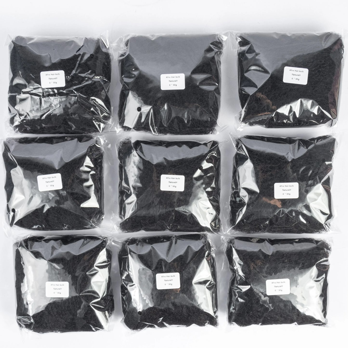 Hot Selling Big Package 100% Unprocessed Human Hair Natural Black Afro Kinky Bulk 4c Human Hair for Dreadlocks
