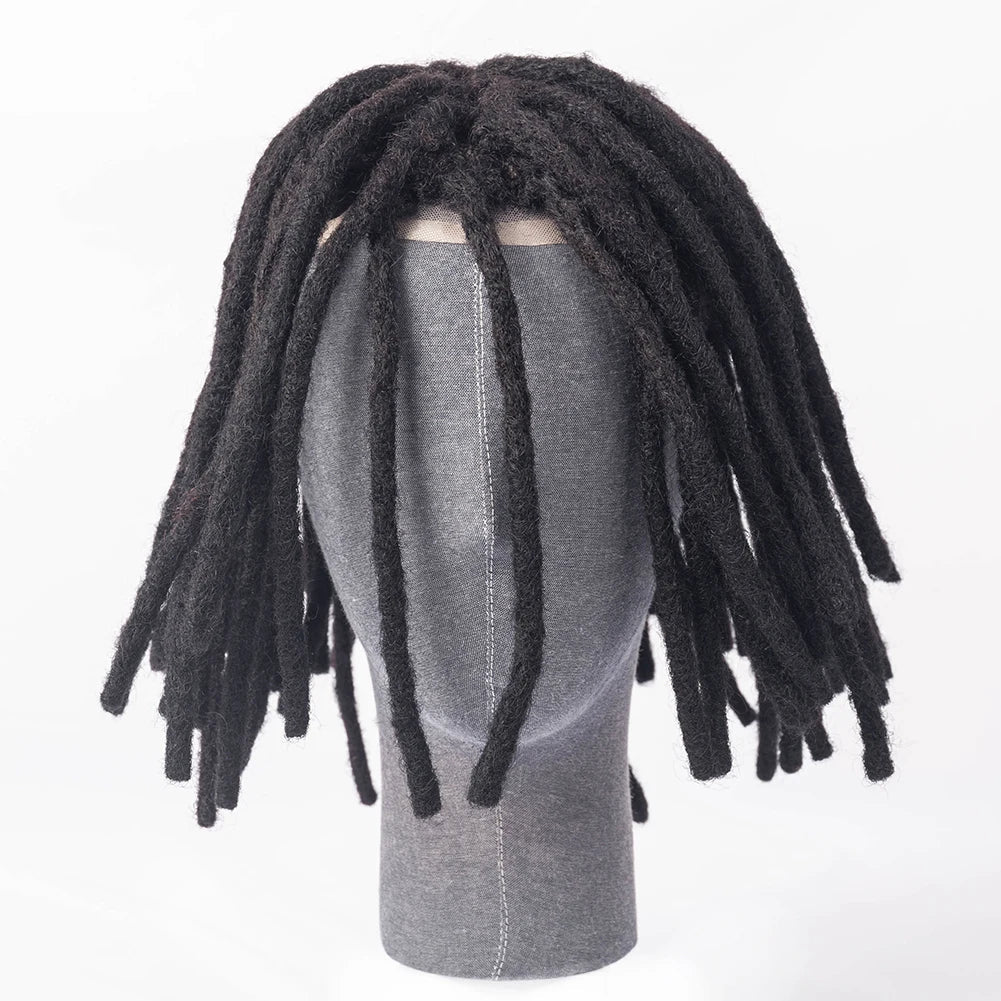 Hot Selling Virgin Human Hair Customized Styles Customized Lace Hairline Afro Cornrow Braids Toupee for Black Men
