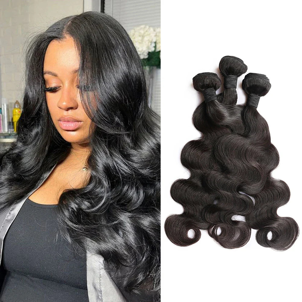 100% Cuticle Aligned Unprocessed Virgin Human Hair Weft Hair Weaving Hair Bundles for Extension