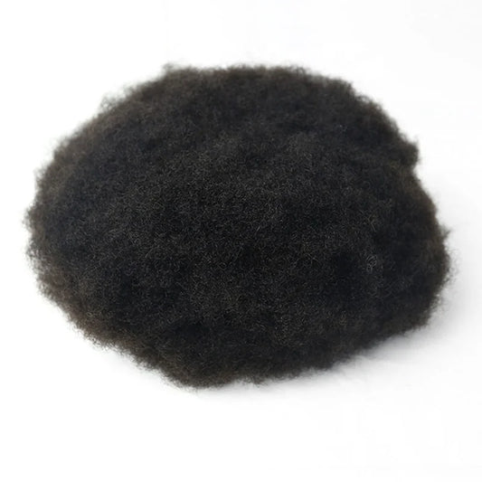 Hot Sale Afro Curly Mens Toupee 100% Human Hair Full Lace Hair Kinky Curly Toupee