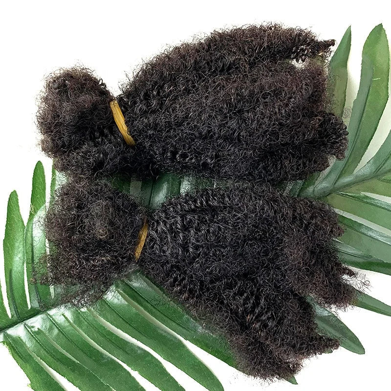 Dreadlocks Hair Making Machine 4b 4c Virgin Hair Bulk 100% Virgin Human Afro Braiding Hair Bulk