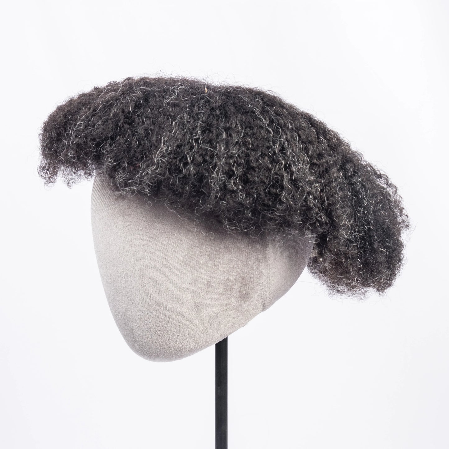 Wholesale Full French Lace Men Human Hair Replacement System Breathable Toupee for Men 1B20 4MM Curly