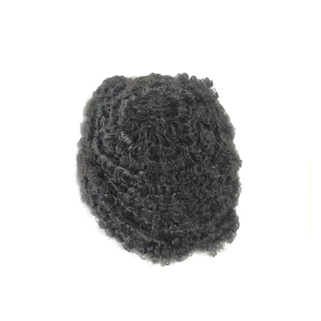 Wholesale Mens Toupee Full Lace Curly Hair Mens Toupee Raw Human Hair Afro Curly Lace Toupee