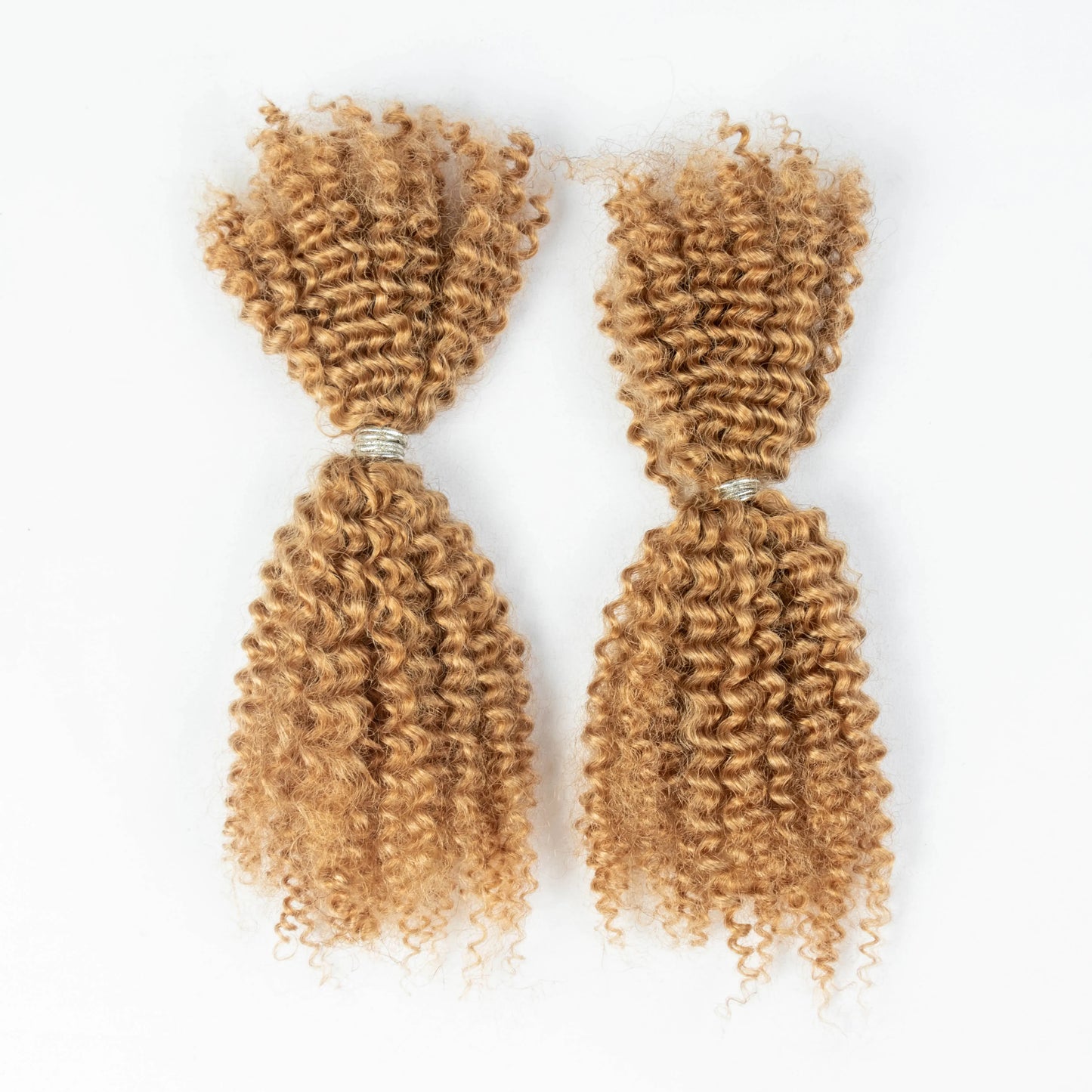 Afro Kinky Curly Bulk 100% Human Hair  Customized Color 8-28 Inch Hair Extensions Bulk Human Hair for Braiding