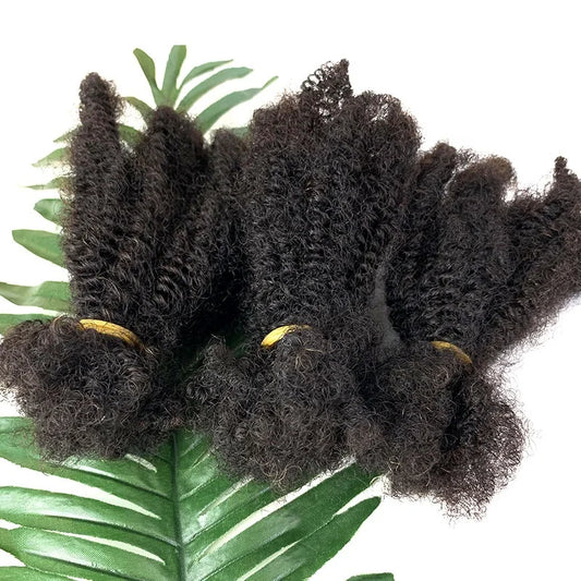 Dreadlocks Hair Making Machine 4b 4c Virgin Hair Bulk 100% Virgin Human Afro Braiding Hair Bulk