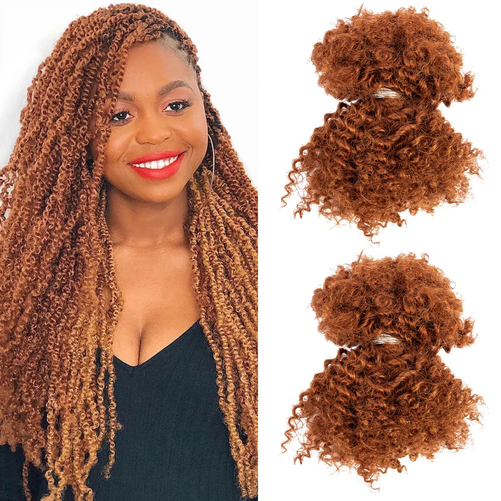 Wholesale Price Hot Selling 30/4/30 Ombre Color 11A Raw Hair Afro Kinky Bulk Human Hair for Braids