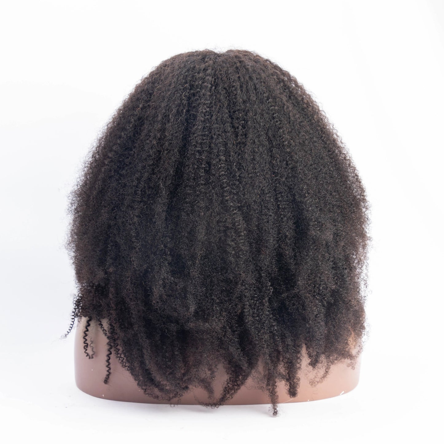 Hot Selling Products 2023 Natural Black 4B Kinky Curly Invisible Knots 100% Virgin Human Hair 6x6 Lace Front Wig