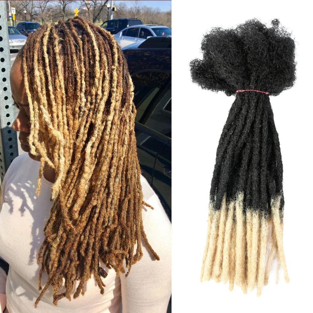 Soft Easy to Install High Quality 100% Human Hair Locs for Hair Extension