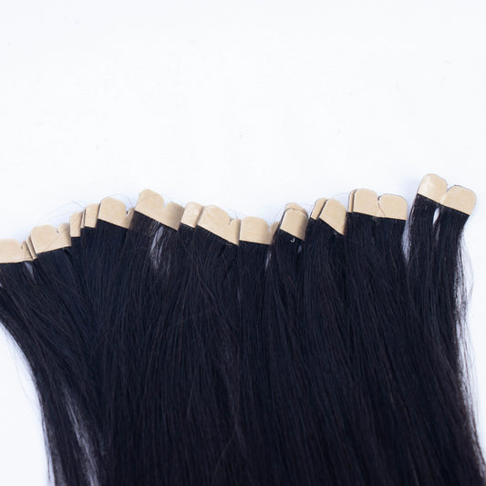 2023 Hot Selling Yaki Straight Mini Tape in Human Hair Extension 80PCS Mini Tape Ins