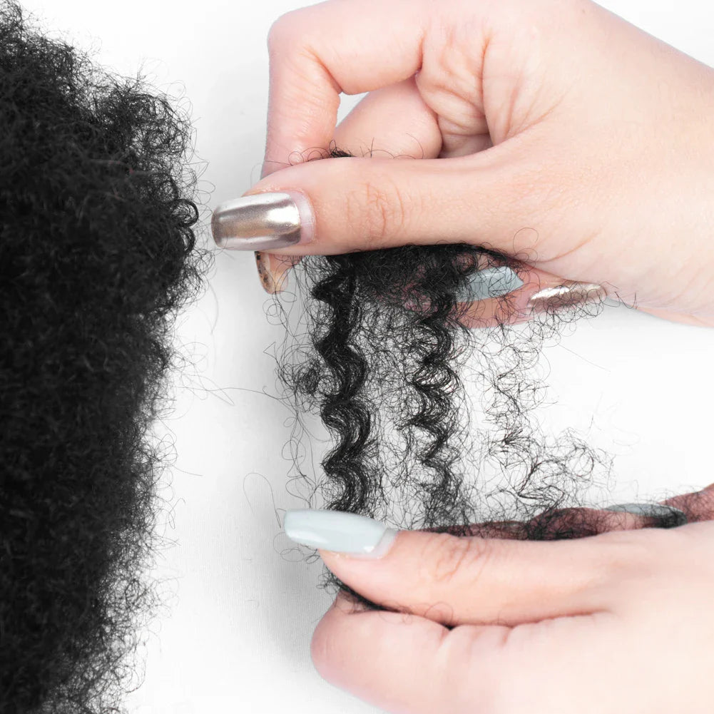 Wholesale Price 10A Indian Raw Virgin Hair Natural Black 100g Afro Kinky Bulk Human Hair for Twist