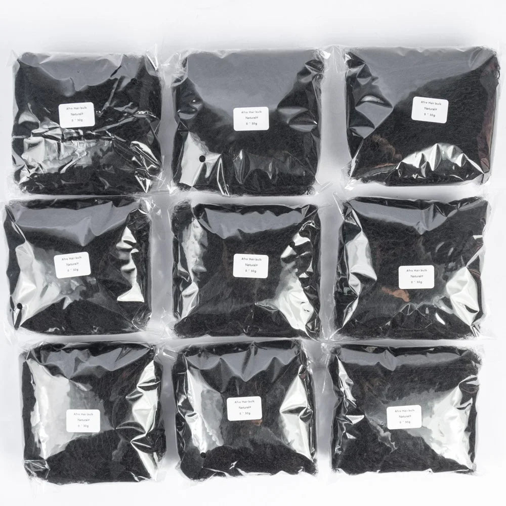 Wholesale 100% Natural Human Hair 4C Micro Twist  Afro Kinky Bulk Human Hair for Twist