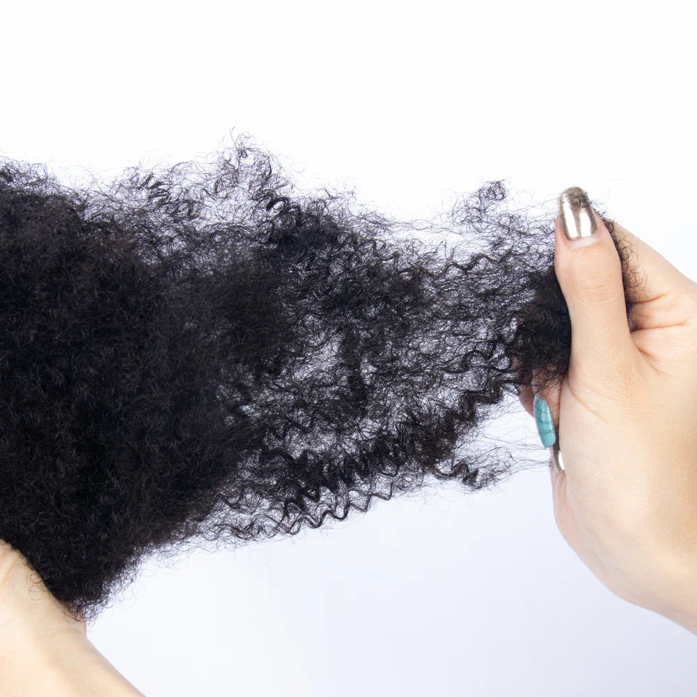 Wholesale Brazilian Afro Kinky Bulk Human Hair for Braiding Cuticle Aligned Hair for Black Women Locs Dreadlocs