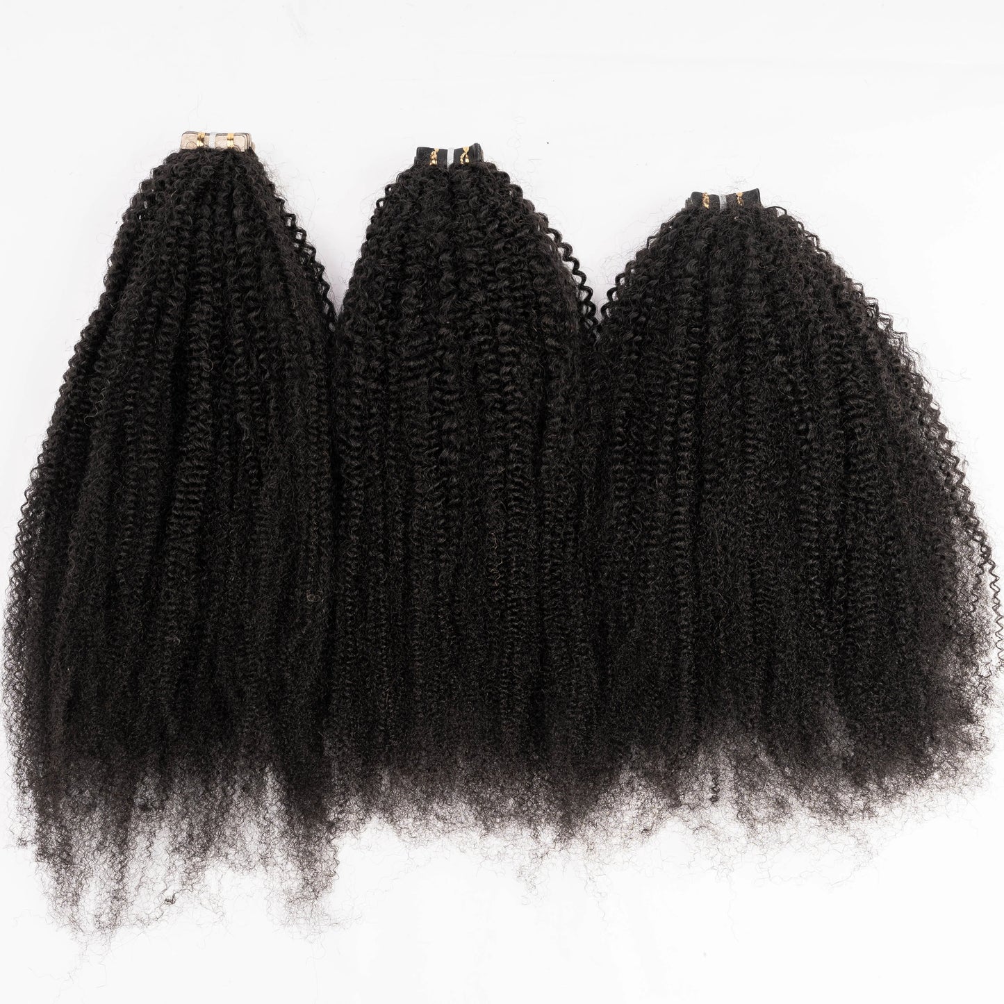 Hot Selling Afro Kinky Curly Tape in Hair Extensions for Black Women 4b4c Kinky Curly Adhesive Tape Ins