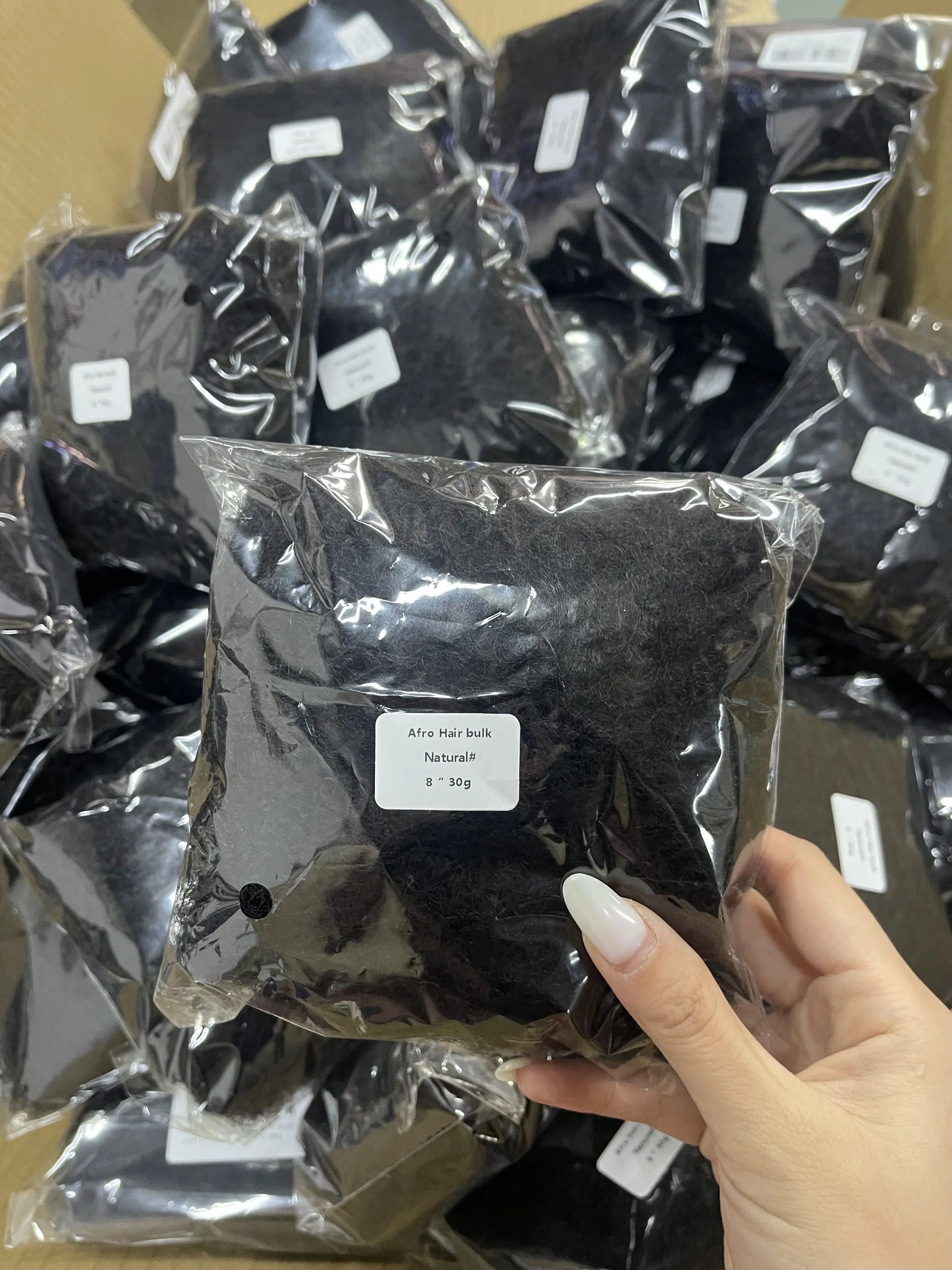Wholesale 100% Natural Human Hair 4C Micro Twist  Afro Kinky Bulk Human Hair for Twist
