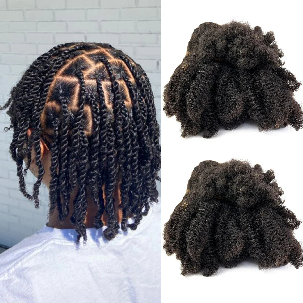 Hot Selling 100% Raw Hair Afro Kinky Hair Crochet Unprocessed 4C 4B4C Afro Kinky Bulk Human Hair for Braiding