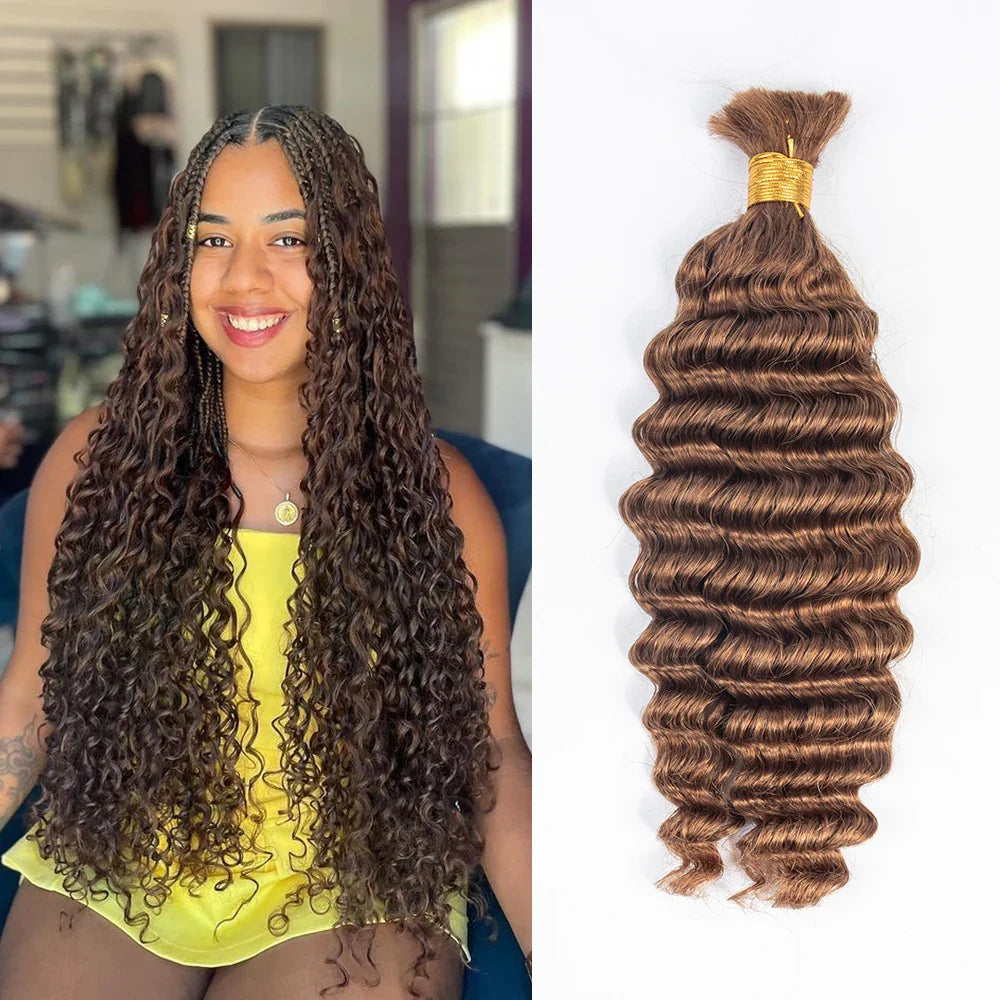 Super Double Drawn High Quality 100% Human Hair Human Bundles Customized Texture No Weft for Braiding