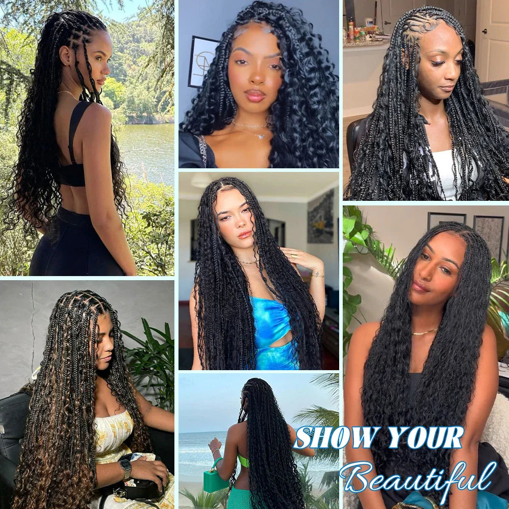 Deep Wave Human Bulk Extensions  No Weft Bulk 100% Unprocessed Indian Curly Remy Bulk Human Hair for Braiding